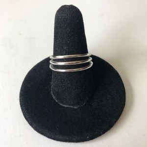 Sterling Silver Triple Band Ring